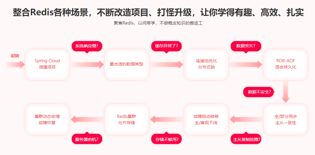 高级Redis应用进阶课 一站式Redis解决方案|完结无密